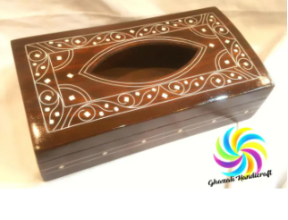 Wooden Tissue Box 