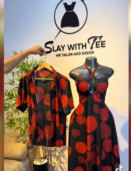 Ensemble assorti robe et chemise