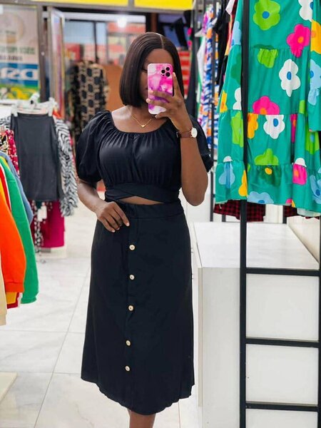 Two piece suit on promotion