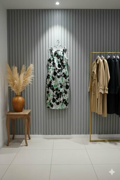 Robe en soie doublée, taille 12