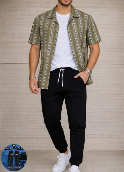 Chemise estivale moderne homme