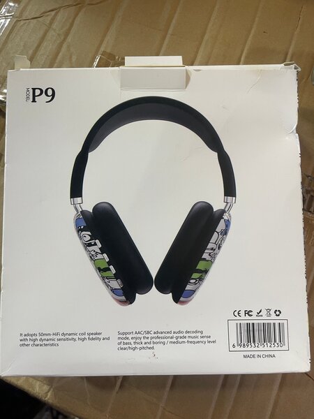 P9 Patterned Over-Ear Headphones