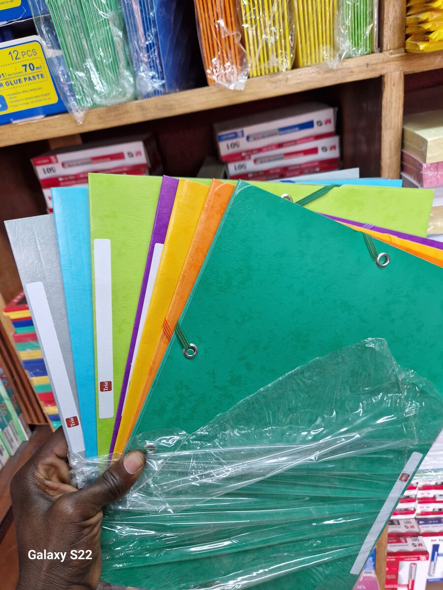 Dossiers multicolores A4