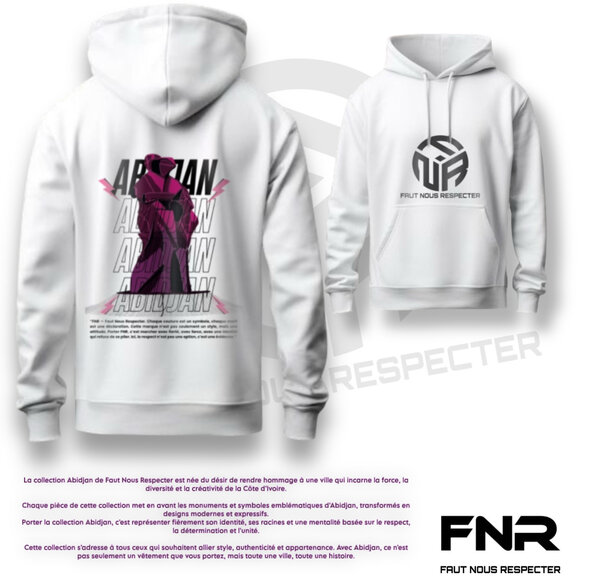 Sweat à Capuche Abidjan FNR