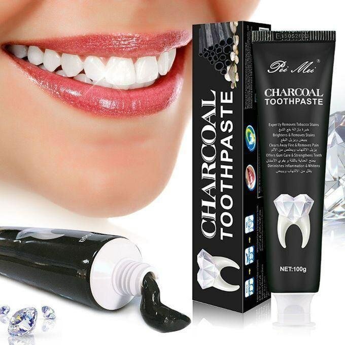 Dentifrice au charbon blanchissant