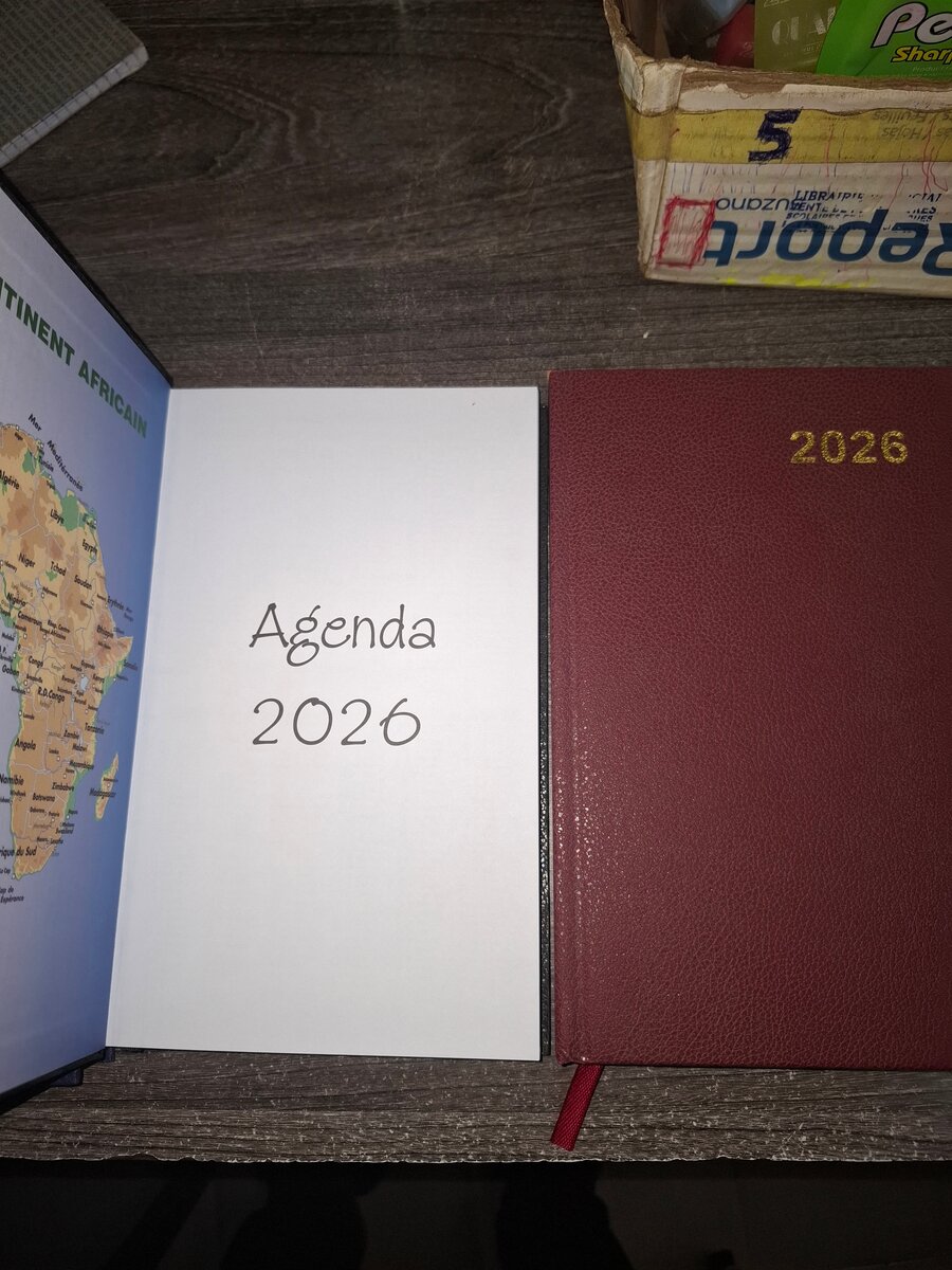 Agenda 2026 en cuir élégante