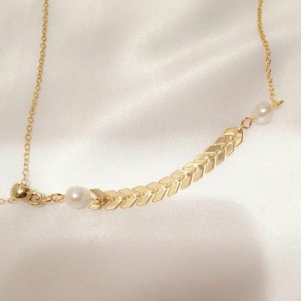 *Product Name*: Faux Pearl Decor Necklace *Product Descripti
