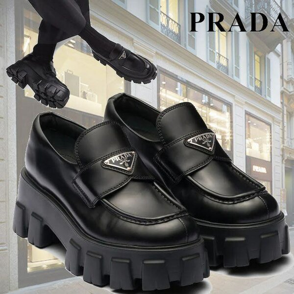 Mocassins Prada en cuir