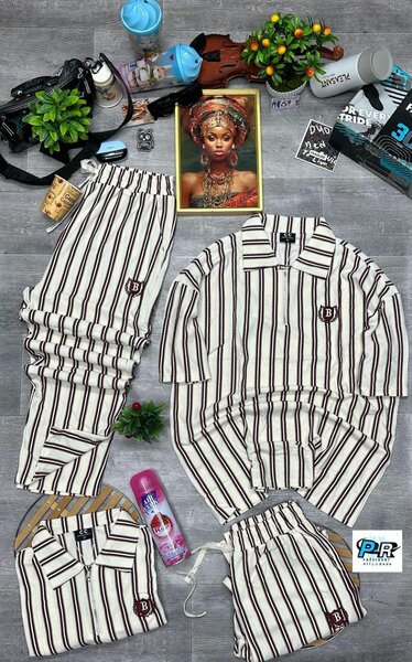 Pyjama Rayé Confortable