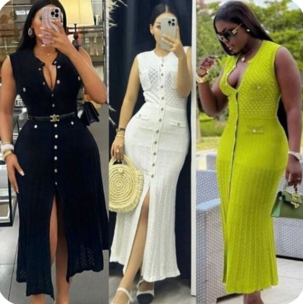 Cotton straight dress