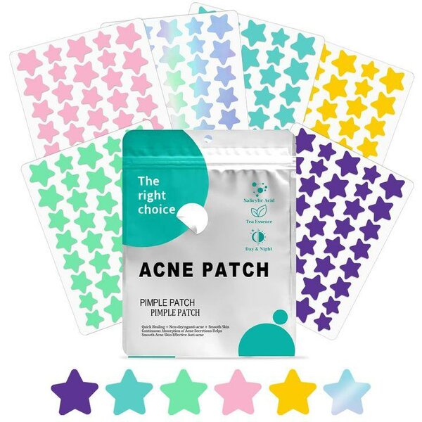 Patch anti-acné coloré