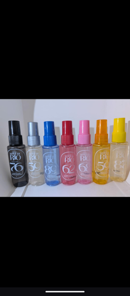 Parfums en spray colorés