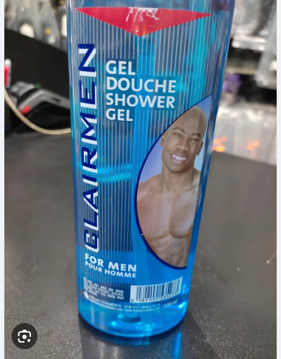 Clear man shower Gel
