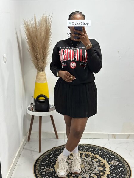 Ensemble jupe plissée