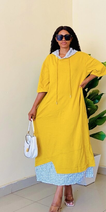 Hoodie dress free size