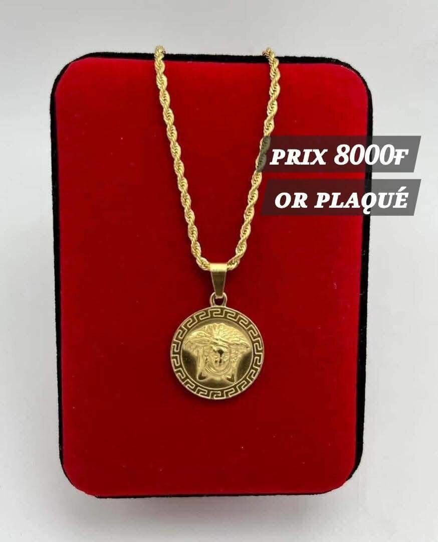 Collier Pendentif Plaqué Or