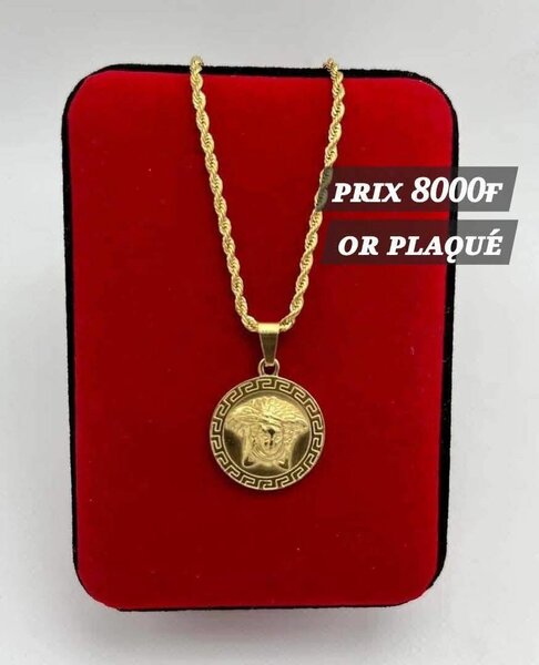 Collier Pendentif Plaqué Or