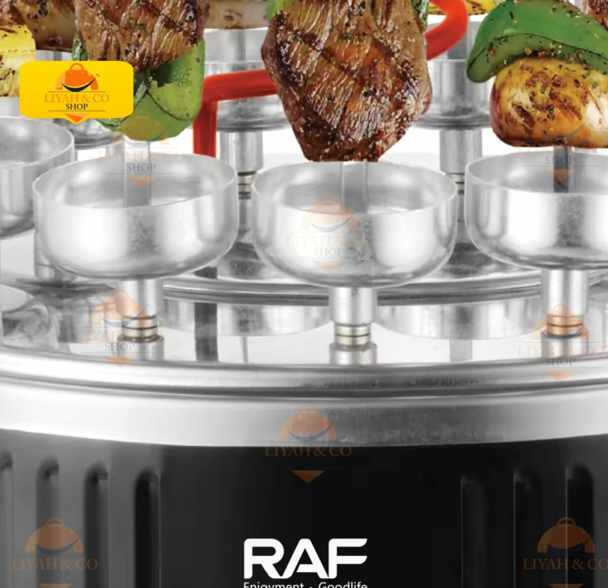 Grill vertical électrique 11 broches