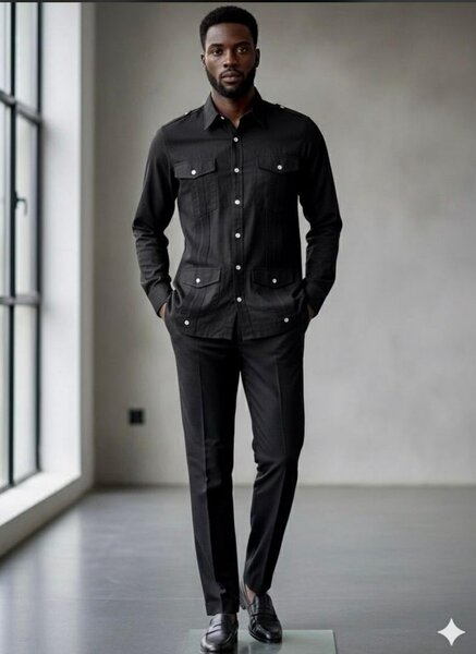 Ensemble chemise-pantalon élégant