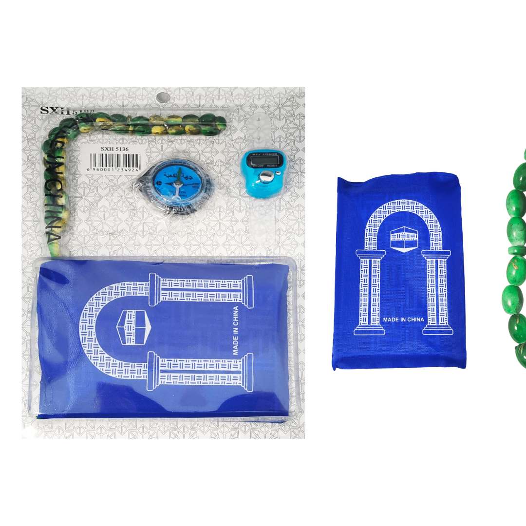 Tapis de prière musulman avec compteur