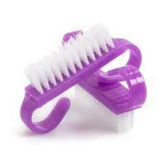 2Pcs Multi Purpose Handle Grip Nail Brush, Fingernail Scrub Cleaning Brushes for Toes and Nails Cleaner, Pedicure Brushes for Men and Women 2 in Pack