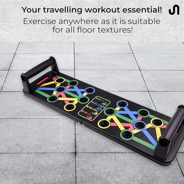 Planche de push-up multicolore