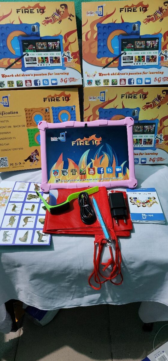 Tablette BéBé-TAB Fire 10 écran blindé