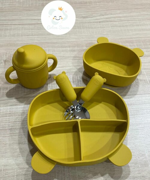 Set repas silicone pour bébé