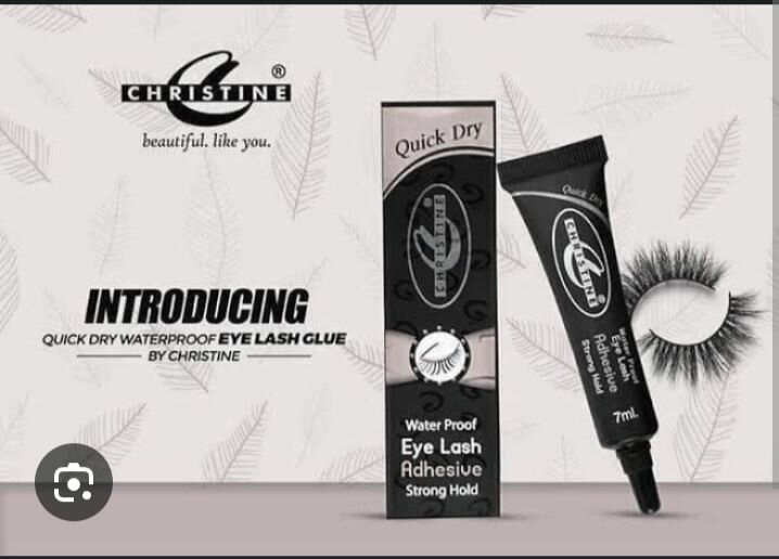 Christine Eye Lash Glue 7ml (Black Shade)