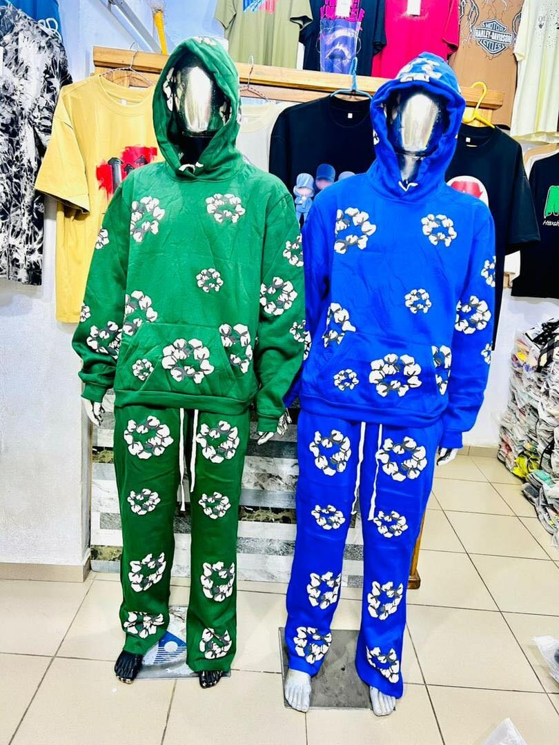 Ensemble de survêtement à capuche floral