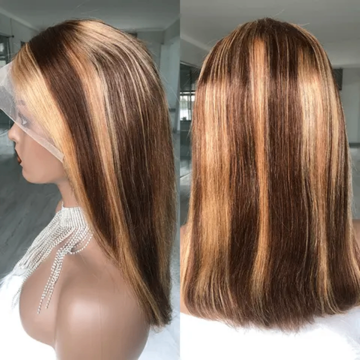 Perruque Synthétique Dégradé Coloré