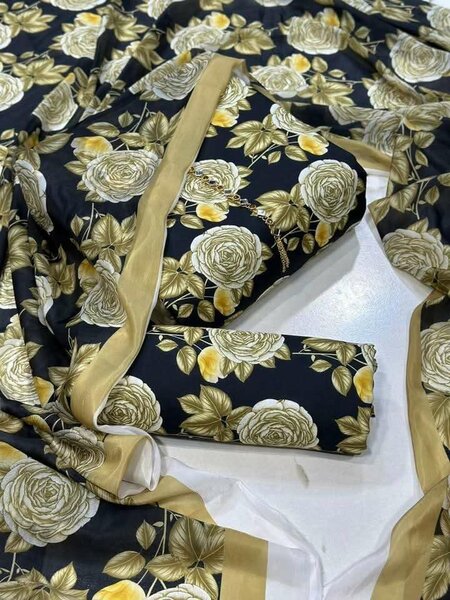 Printed lawn suit