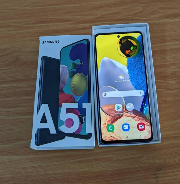 Galaxy A51 128gb dual sim fresh in box 4500mAh capacity all