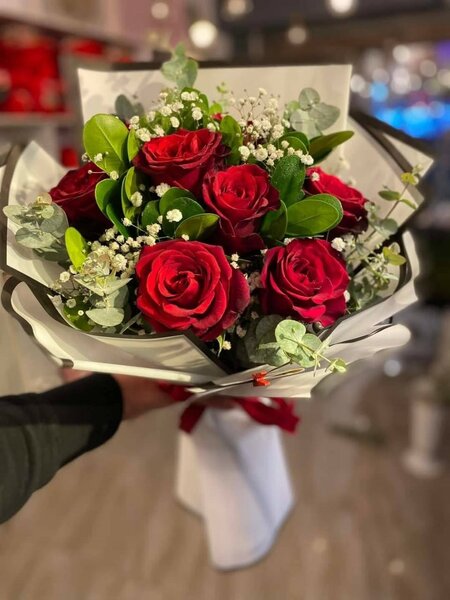 Bouquet de roses rouges