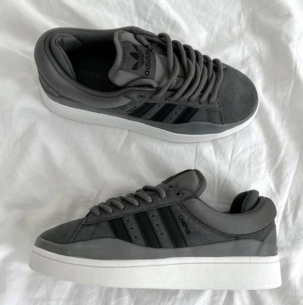 Кеды Bad Bunny x Campus серый/белый