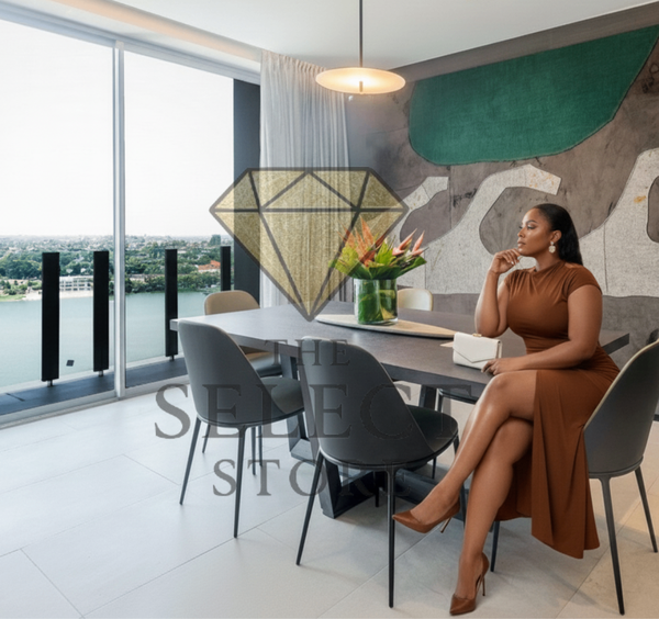 Robe élégante fendue