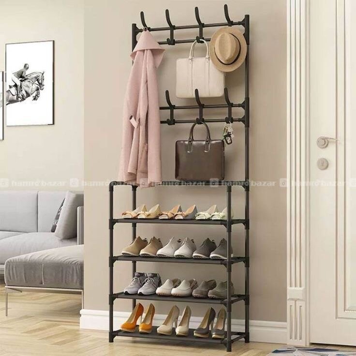 Multi- Functional Shoe and Hat Rack