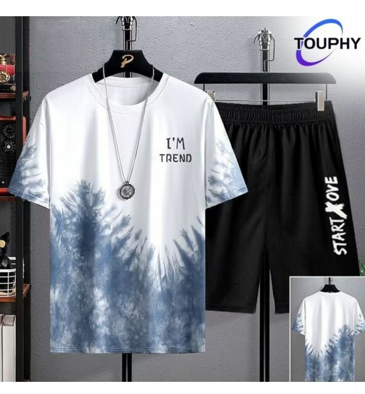 T-shirt et short homme tendance