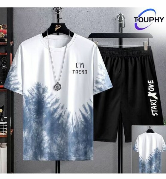 T-shirt et short homme tendance