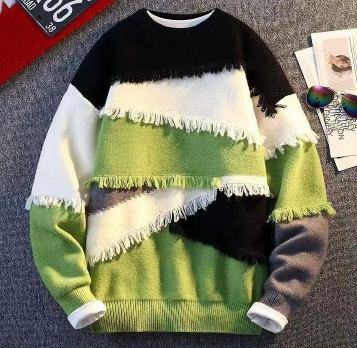 Sweat à franges moderne