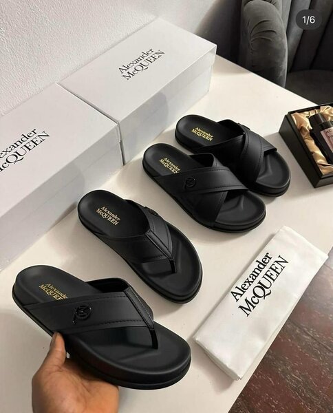 Quality leather slippers