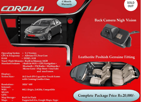 A ONE PACKAGE FOR TOYOTA COROLLA -03