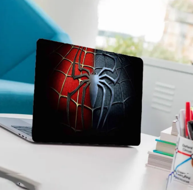 Spiderman Logo Laptop Back Skin-Laptop Skin Vinyl Sticker Decal, 13 13.3 14.6 15 15.4 15.6 inch Laptop Skin Sticker Cover For All Laptops