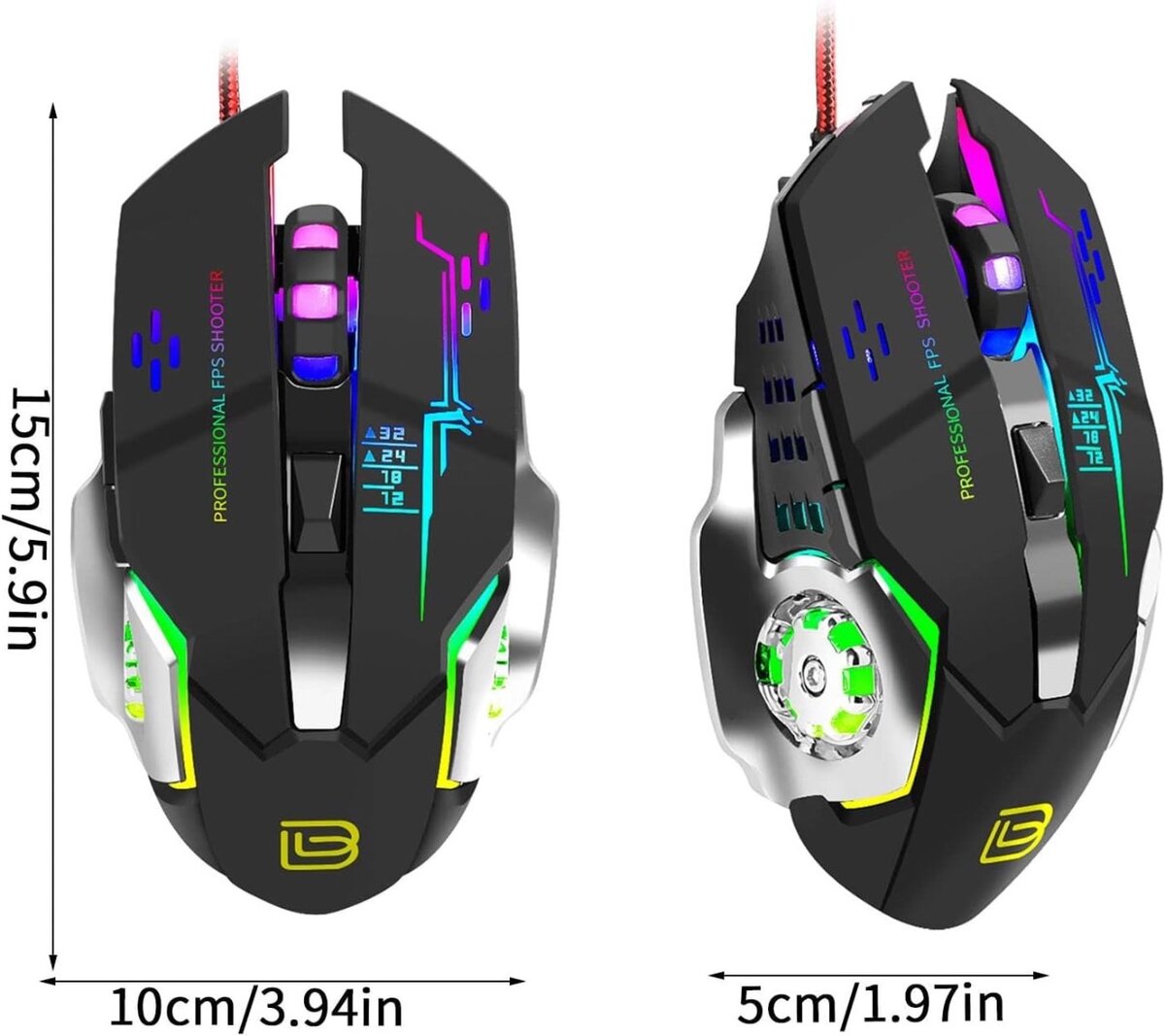 Souris Gaming Lumineuse G8