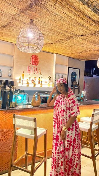 Robe maxi éthnique et élégante