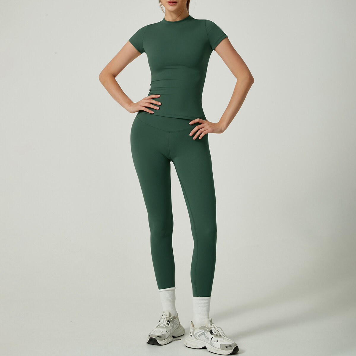 Ensemble de sport femme vert