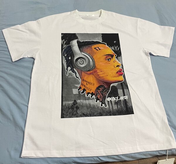 T-shirt illustré artistique