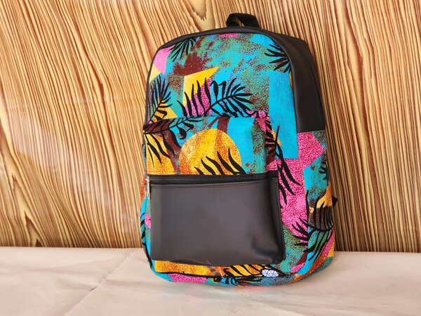 Sac à dos en pagne