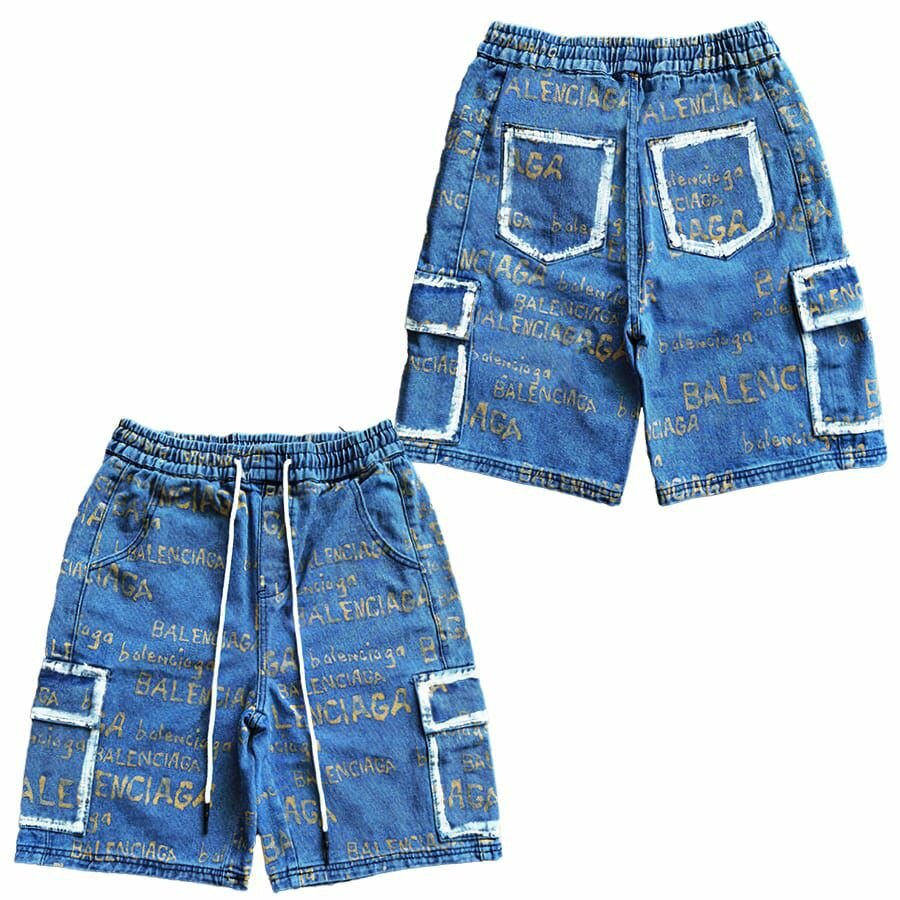 Shorts en jean Balenciaga