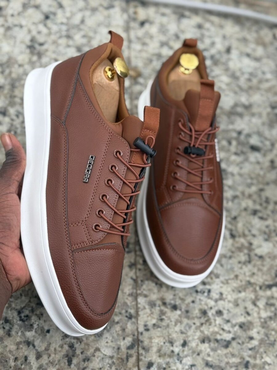 Chaussures décontractées en cuir